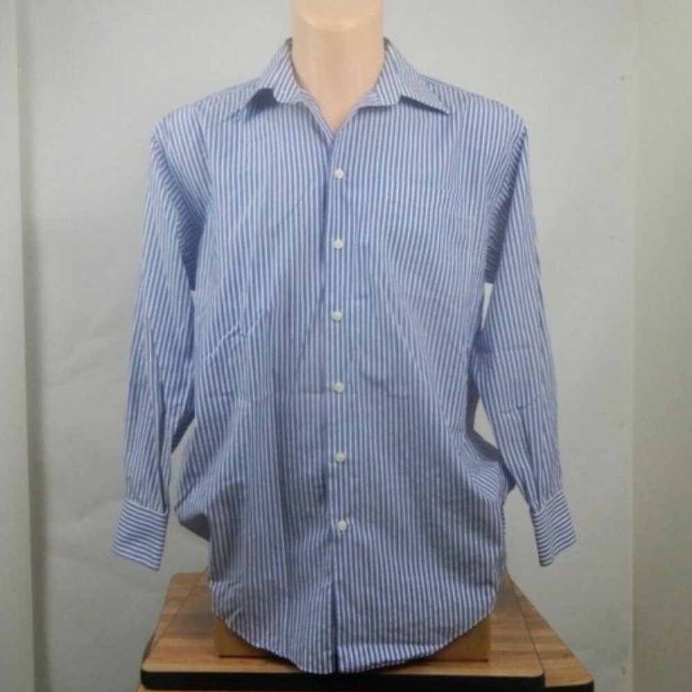 Nautica Long Sleeve Button Front Nano-Tex Shirt